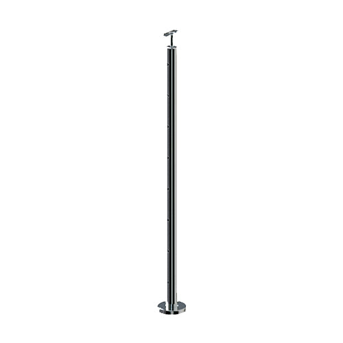 Raked Welded Stanchion - [38.1mm Top Mount]